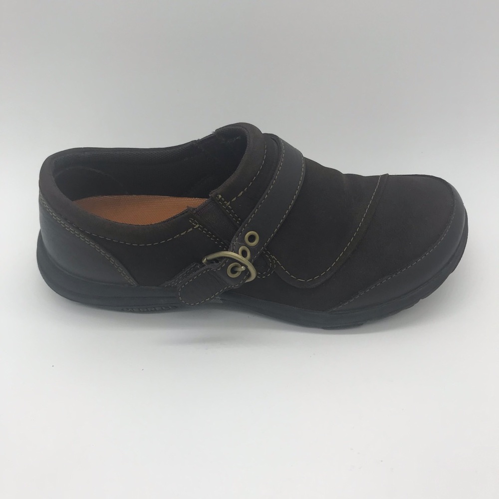 Merrel Nubuck Leather Dassie Slip On Comfort Shoes Women’s Size 6.5